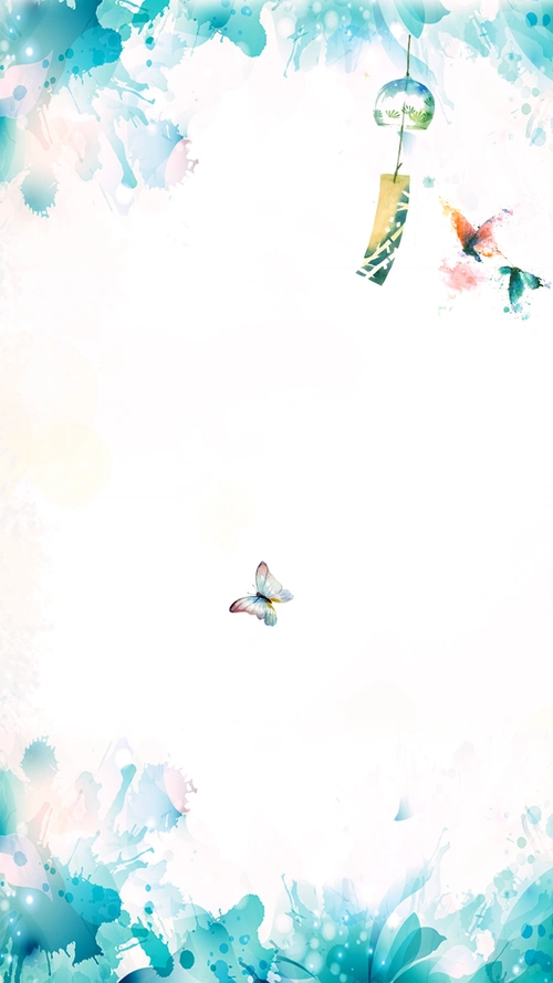 蓝色小清新新品上市ps源文件h5背景素材