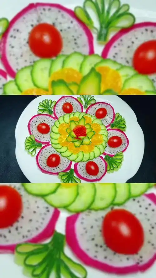 好看的水果拼盘这样做颜值太高了