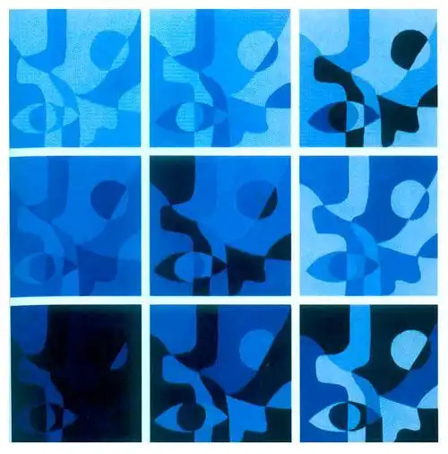 求色彩构成明度对比九宫格的图片这跟一个问题几乎一样:有一个爱干净