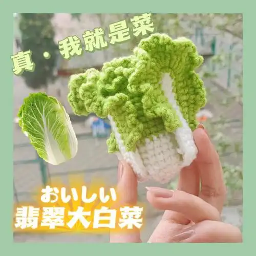 图解566真我就是菜钩织白菜