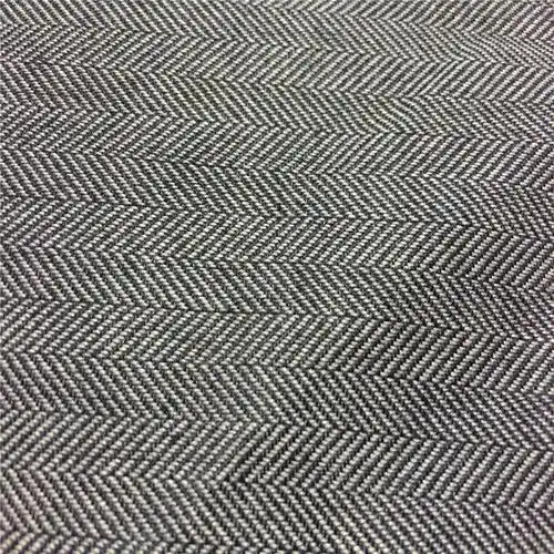 全棉人字斜纹布 色织灰黑色人字斜纹布鞋材箱包布料 现货供应