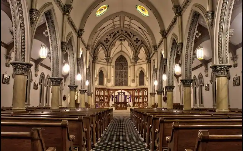 欧洲古典教堂建筑风光