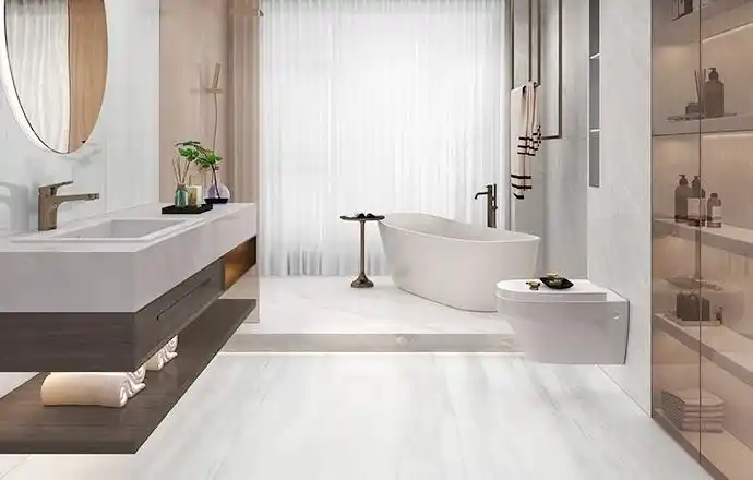 简一大理石瓷砖意大利白