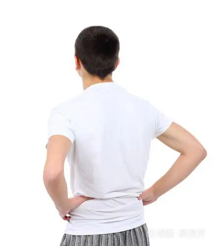 勇商务男人从后面,孤立在白色