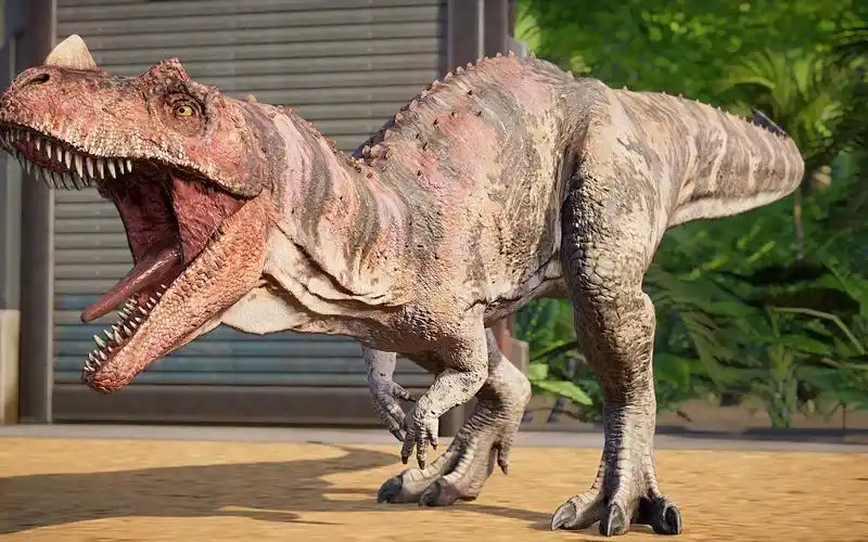 角鼻龙咆哮和进食 - 侏罗纪世界进化 特效短片