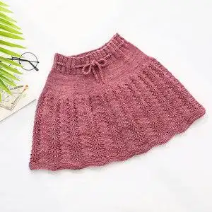 儿童毛线裙子手工编织图片