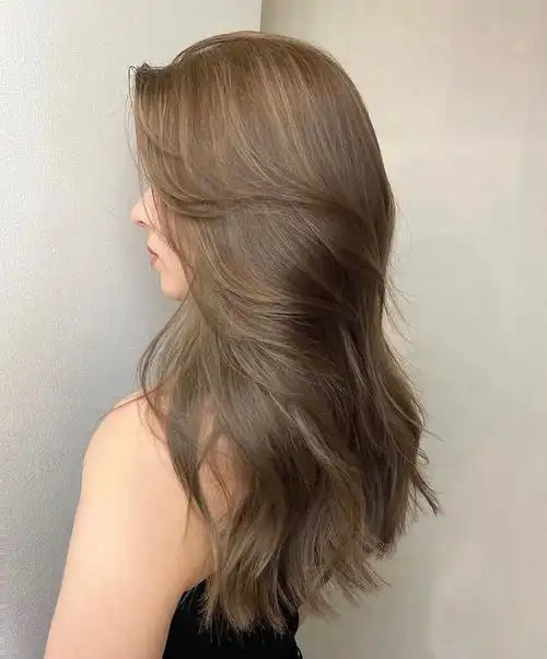 东营接发染发1923发型定制2022很火的女团发色系列之一的这个颜色不用