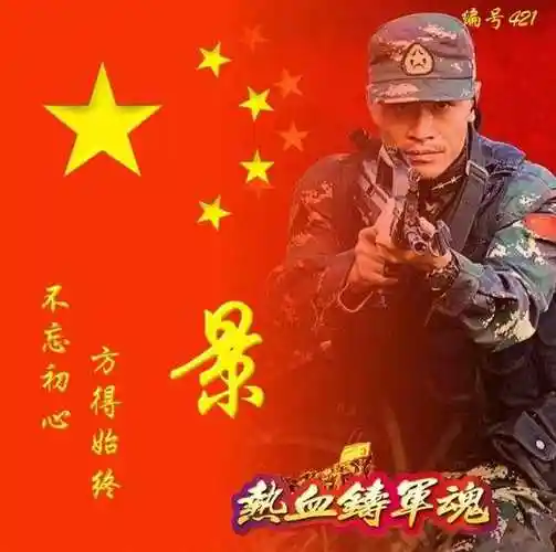 爱国姓氏头像,中国军人时刻听从祖国召唤,绝不会给五星红旗丢脸