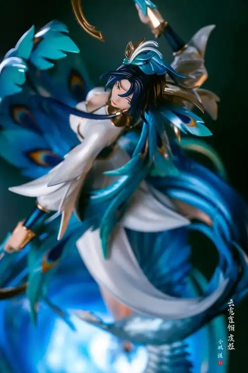 云霓雀翎——虞姬手办摄影