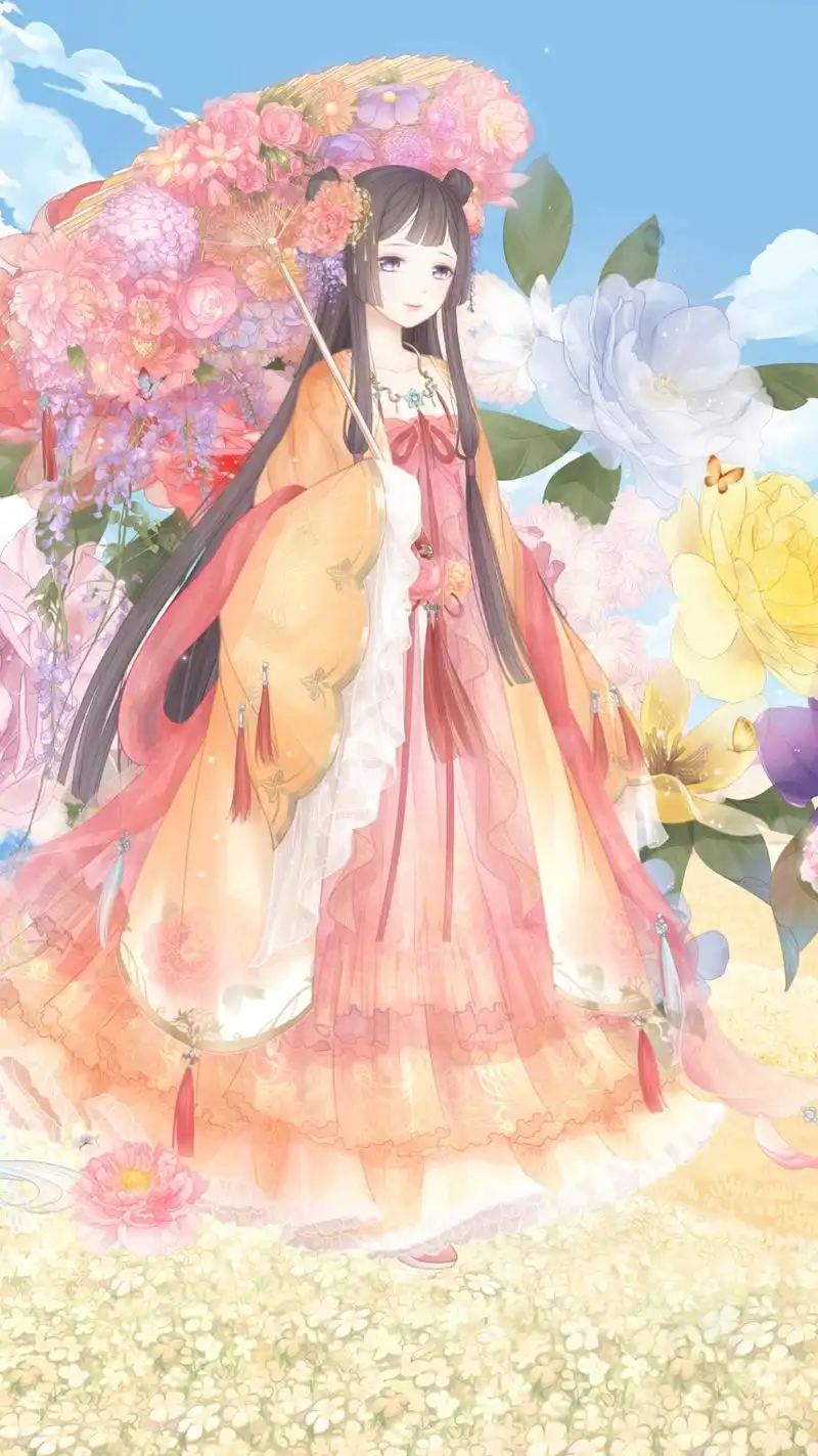 奇迹暖暖古风:去年花里逢君别,今年花开又一年