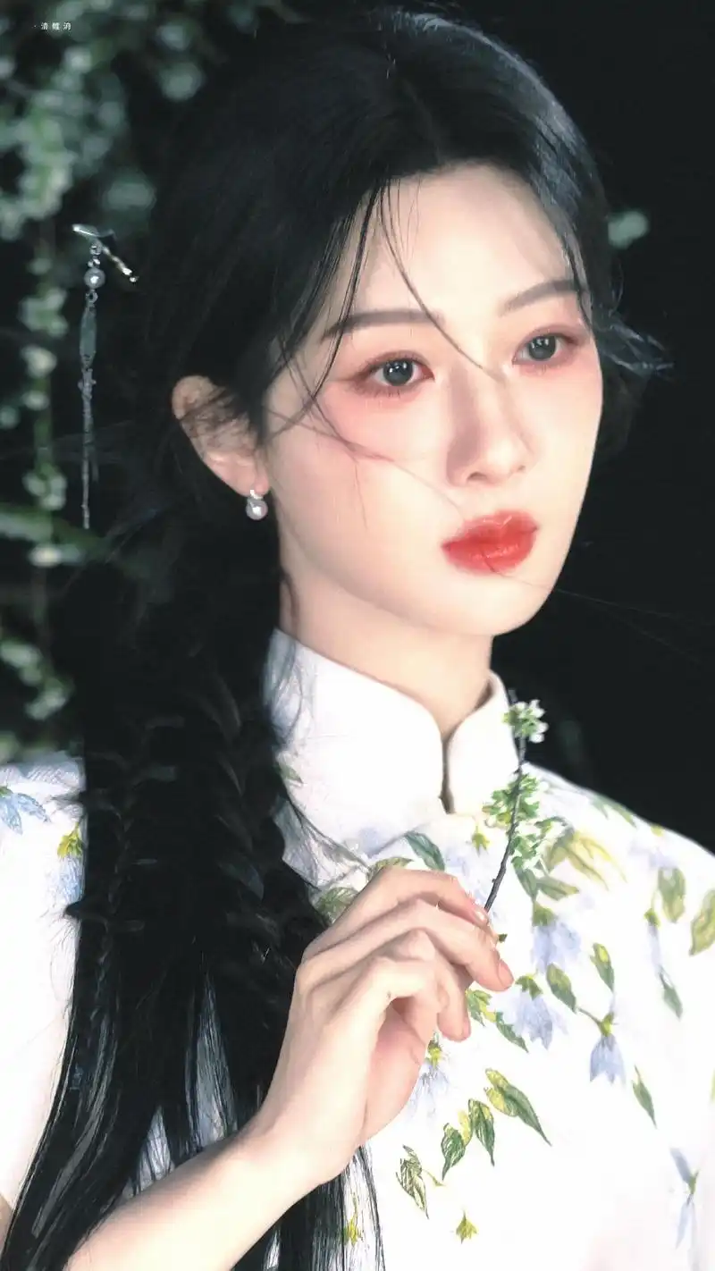 杨紫新中式国风造型