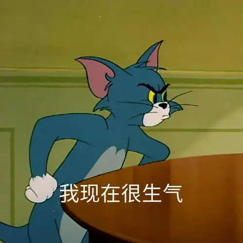 我现在很生气 - 猫和老鼠表情包 _猫和老鼠_汤姆_杰瑞_卡通表情