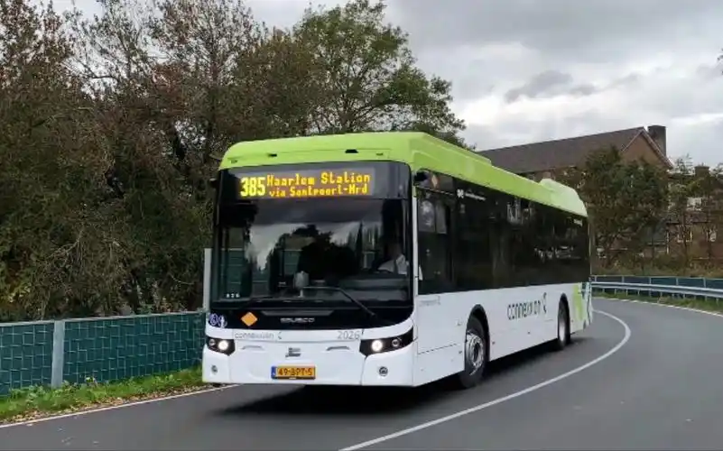 荷兰哈勒姆的ebusco22纯电动公交车