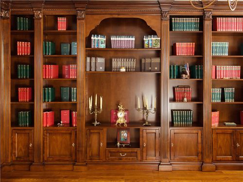 背景20年新款书房书柜直播间装饰高档客厅立体背景布类