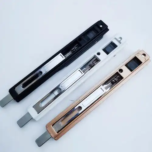 断桥铝合金插销铝门窗天地插销塑钢门窗插销上下插销暗插销锁黑色一个