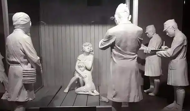 二战时,日本731部队将一对母子关进一密闭铁皮房,进行"母爱实验".