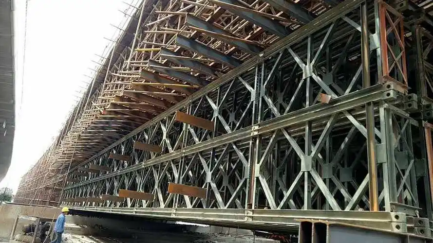 京台高速(北京段)双层贝雷梁工程