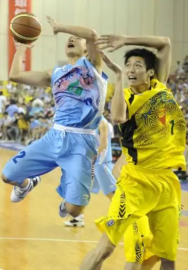 图文-[cuba]太原理工胜山东科大 李海投篮_篮球-cba_nike新浪竞技风暴