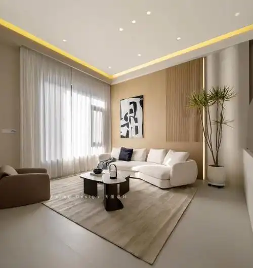 悬浮感美观度高,是当下最流行的吊顶之一.