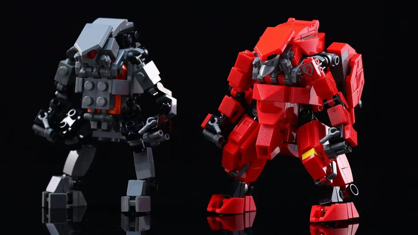 moko大神新的小型乐高moc机甲分享 大家好~今天继续给大家分享moko