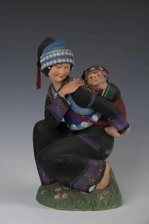 《春》穆瑞森《春江花月夜》逯彤这是泥人张彩塑技艺"从民间步入殿堂"