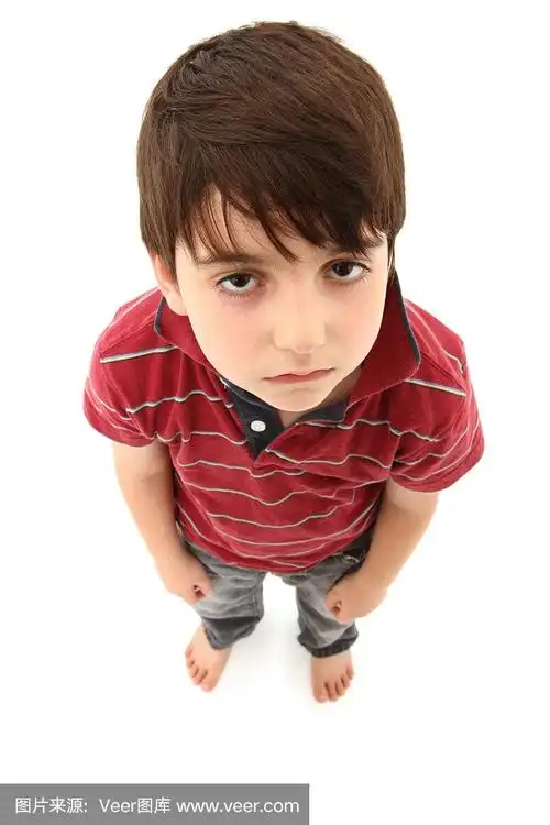 心烦意乱的七岁孩子