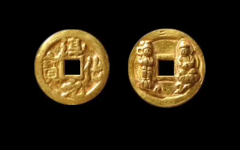 稀世珍品宋代淳化元宝双佛金币-谈古仑今i-谈古仑今i-哔哩哔哩视频