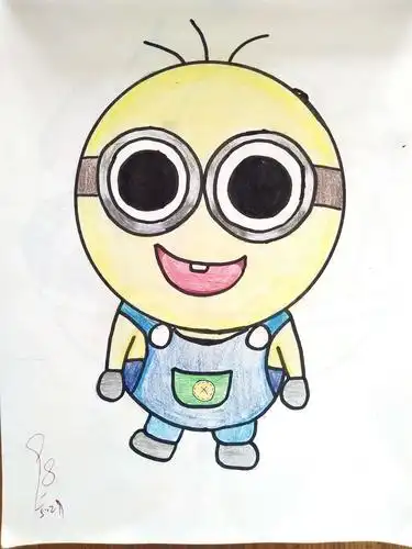 18-19下学期冯井中小五年级优秀绘画作品集