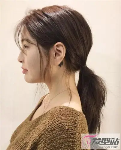 韩式气质低马尾 换一款美一款好上头