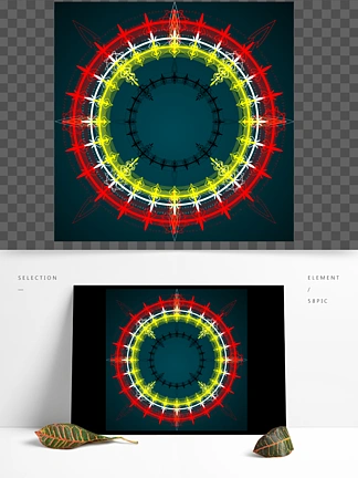 魂环透明素材psd源文件