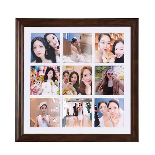 九宫格相框七夕照片做成拼图挂墙画框装裱相册相框