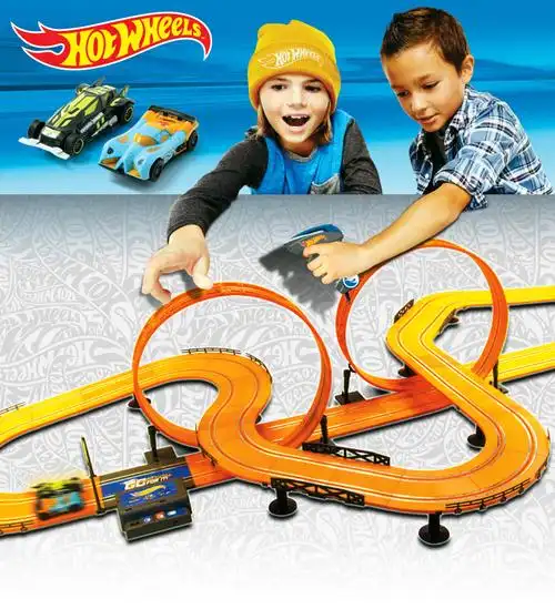 风火轮轨道小跑车 赛道极限跳跃轨道 火辣合金小跑车玩具286cm
