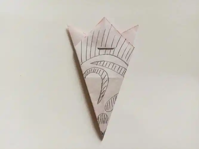 儿童手工新年剪纸五瓣花图文教程