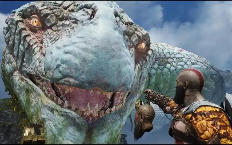 战神4|与大蛇对话 世界之蛇