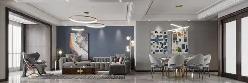 现代轻奢风ll客餐厅