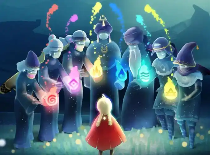 光遇魔法季先祖兑换表1,打人先祖兑换表可以兑换打人动作,黄色面具