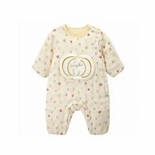 169英氏宝宝夹棉连体衣尺码6690