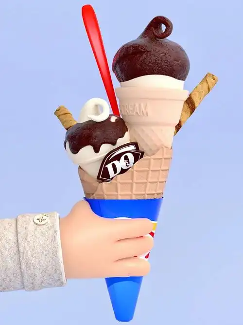 渲个ice cream给自己dq冰淇淋新品颜值味道并存(但我还是最喜欢麦当劳
