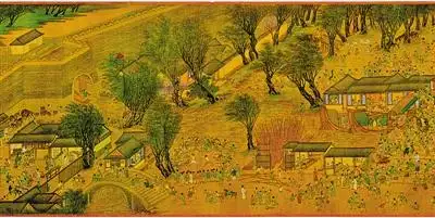 清明上河图(局部) 明 仇英 辽宁省博物馆藏