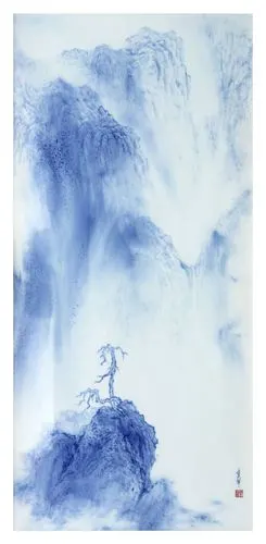 晋匠志青花水墨里的一颗行者心