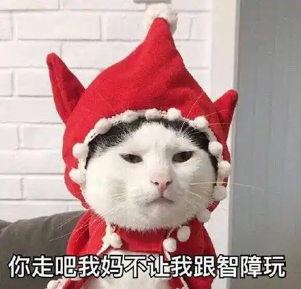 你走吧我妈不让我跟智障玩_智障_不让表情