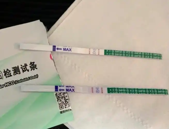 验孕棒一深一浅开始到去医院97