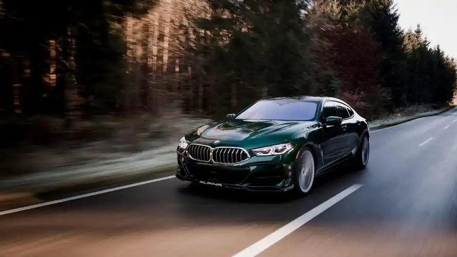 全新2022款宝马阿尔皮纳b8 gran coupe,这造型太酷了