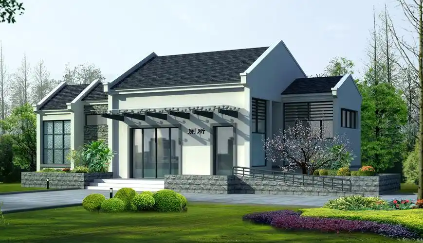 一个三星级公厕的效果图