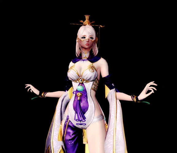 妩媚妖娆让你心动 紫罗兰时装绝美截图秀_52pk剑灵图片站