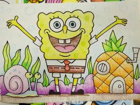 宝宝儿童学画画 涂色填色图画绘画本 涂