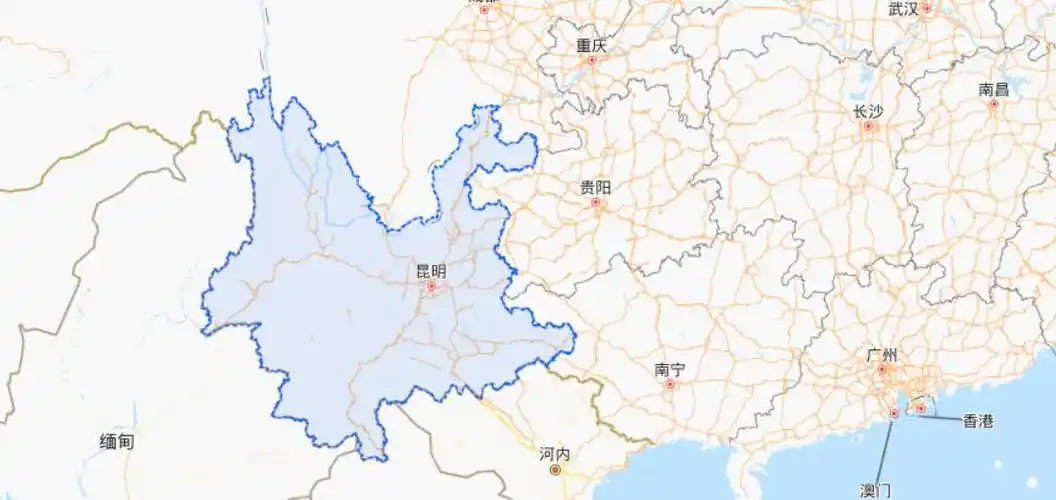 (云南地理位置优势明显) 云南位置优,离东南亚最近,目前正在兴建直达