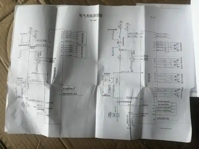 东风天锦k2国五,京六,国六整车电路图
