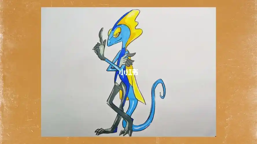 宝可梦绘画教程画一只千面避役