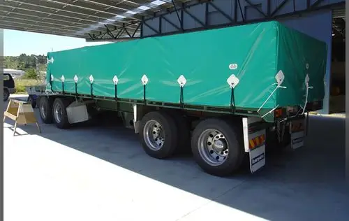 加工定做 汽车 皮卡车篷布 耐磨双面pvc夹网布 环保pvc涂层布布料